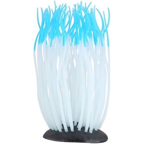 Detailed Aquarium Ornaments,Artificial Soft Sea Anemone Coral Plant for Aquarium Fish Tank Decoration Silicone Aquarium Ornament