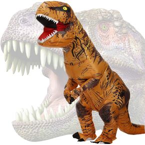 Inflatable Dinosaur Costume Dinosaur Costumes for Adult T-rex Inflatable Costumes Adult for Halloween Christmas