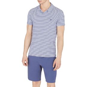 Emporio Armani Men's Yarn Dyed Striped Pajama Set