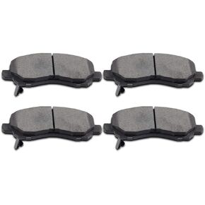 Brake Pads,ECCPP 4pcs Front Ceramic Disc Brake Pads Kits fit for Chrysler 200/Sebring,for Dodge Avenger/Caliber/Stratus,for Jeep Compass/Patriot,for Mitsubishi Eclipse/Galant/Lancer/Outlander Sport