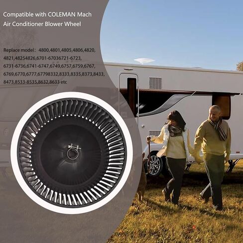 عجلة منفاخ هواء خارجية مطورة 1472-1091 14721091 RV، متوافقة مع موديلات Coleman Mach 8332/8433/8632/6701/6702/6703/67216722 و6723. in Kuwait