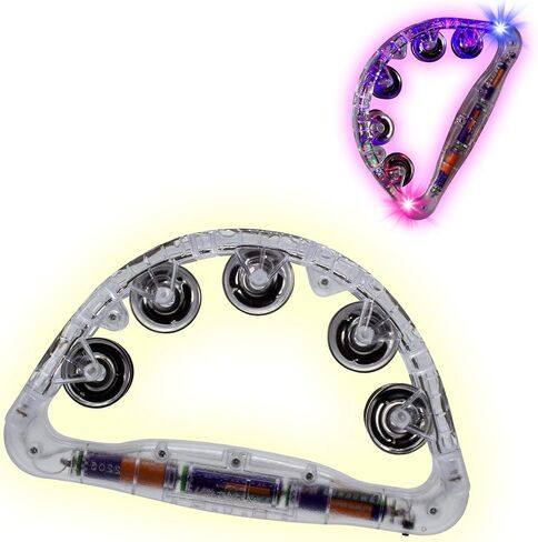Clear LED Light up Musical Flashing Tambourine in Saudi Arabia