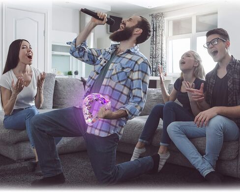 Clear LED Light up Musical Flashing Tambourine in Saudi Arabia