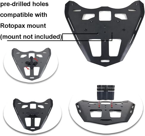 Xitomer Motorcycle Racks, Fit for MULTISTRADA 1200/1260 Enduro 2015 2016 2017 2018 2019 2020 2021, Rear Rack Motorcycle Cargo Rack in Saudi Arabia
