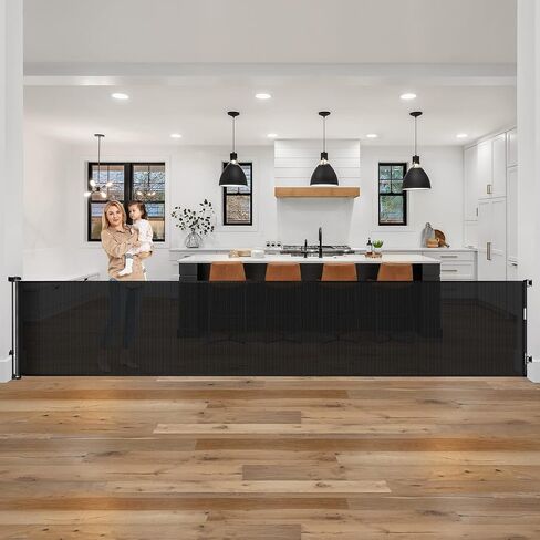 بوابات أطفال عريضة للغاية قابلة للسحب مقاس 178 بوصة، بوابات للحيوانات الأليفة في الهواء الطلق للكلاب، بوابة داخلية قابلة للسحب لفتحات واسعة للغاية، بوابة كلب كبيرة، بوابة كلب قابلة للسحب، بوابات أطفال قابلة للتعديل للمداخل in Kuwait