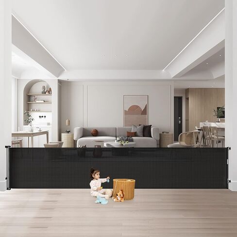 بوابات أطفال عريضة للغاية قابلة للسحب مقاس 178 بوصة، بوابات للحيوانات الأليفة في الهواء الطلق للكلاب، بوابة داخلية قابلة للسحب لفتحات واسعة للغاية، بوابة كلب كبيرة، بوابة كلب قابلة للسحب، بوابات أطفال قابلة للتعديل للمداخل in Kuwait