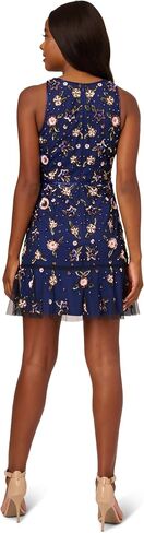 Adrianna Papell Women's Floral Beaded Short Dress in Saudi Arabia