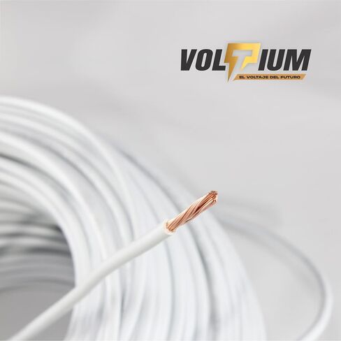 Copper Cable 12 Gauge 328 ft White Antiflame Voltium in Saudi Arabia