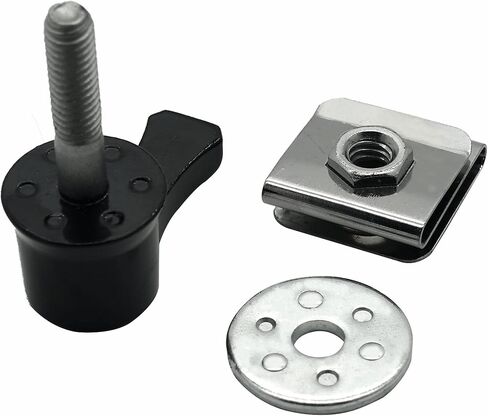 Saddlebag Mounting Hardware Theft Deterrent System Lock Fastener Bolt Nut for Harley Davidson Touring Road King Street Glide Electra Glide Road Glide 92-2022, BLACK-1 in Saudi Arabia