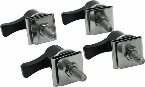 Saddlebag Mounting Hardware Theft Deterrent System Lock Fastener Bolt Nut for Harley Davidson Touring Road King Street Glide Electra Glide Road Glide 92-2022, BLACK-1 in Saudi Arabia