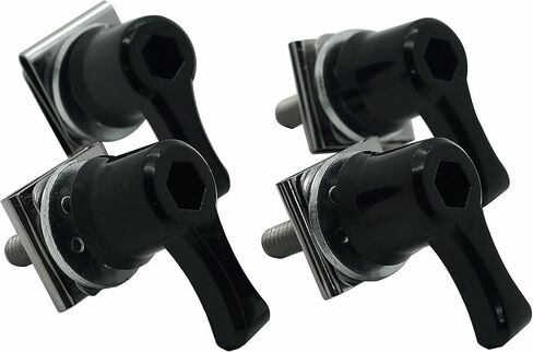 Saddlebag Mounting Hardware Theft Deterrent System Lock Fastener Bolt Nut for Harley Davidson Touring Road King Street Glide Electra Glide Road Glide 92-2022, BLACK-1 in Saudi Arabia