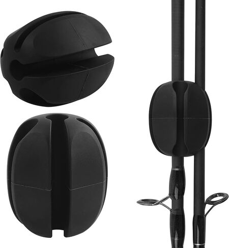 Multifunctional Fishing Rod Bundler Holder 5-Hole,Rubber Fishing Pole Strap Ties High Elastic Soft Rod Puller Fish Pole Protector Setter in Saudi Arabia