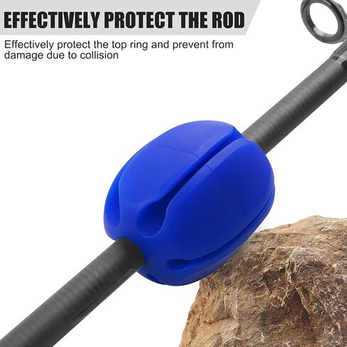 Multifunctional Fishing Rod Bundler Holder 5-Hole,Rubber Fishing Pole Strap Ties High Elastic Soft Rod Puller Fish Pole Protector Setter in Saudi Arabia