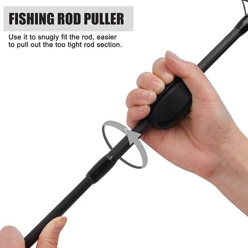 Multifunctional Fishing Rod Bundler Holder 5-Hole,Rubber Fishing Pole Strap Ties High Elastic Soft Rod Puller Fish Pole Protector Setter in Saudi Arabia