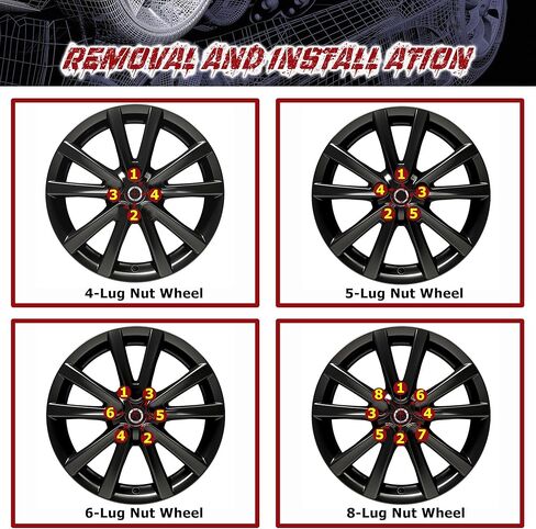 20 قطعة من Richeer 1.48 بوصة 12x1.5 صواميل عروة مقعد من الكروم، 12x1.5 OEM/مصنع صواميل عروة 0.83 بوصة (21nn) سداسية متوافقة مع Civic Element HR-V Escape Sierra in Kuwait