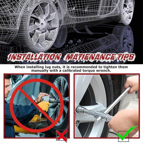 20 قطعة من Richeer 1.48 بوصة 12x1.5 صواميل عروة مقعد من الكروم، 12x1.5 OEM/مصنع صواميل عروة 0.83 بوصة (21nn) سداسية متوافقة مع Civic Element HR-V Escape Sierra in Kuwait