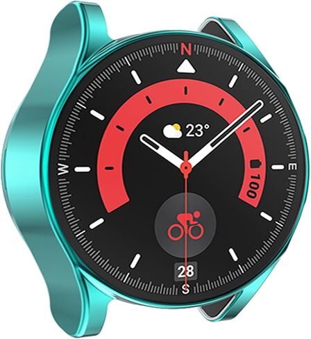 عبوة من 12 قطعة متوافقة مع حافظة Samsung Galaxy Watch 5 Pro 2022، حافظة حماية شاشة ناعمة مطلية بمادة TPU مقاومة للخدش بالكامل لساعة Galaxy Watch 5 Pro 45 مم / 46 مم (12 عبوة) in Saudi Arabia
