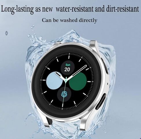 عبوة من 12 قطعة متوافقة مع حافظة Samsung Galaxy Watch 5 Pro 2022، حافظة حماية شاشة ناعمة مطلية بمادة TPU مقاومة للخدش بالكامل لساعة Galaxy Watch 5 Pro 45 مم / 46 مم (12 عبوة) in Saudi Arabia