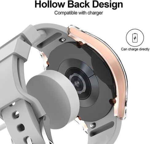 عبوة من 12 قطعة متوافقة مع حافظة Samsung Galaxy Watch 5 Pro 2022، حافظة حماية شاشة ناعمة مطلية بمادة TPU مقاومة للخدش بالكامل لساعة Galaxy Watch 5 Pro 45 مم / 46 مم (12 عبوة) in Saudi Arabia