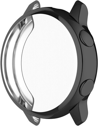 MOTONG for Samsung Galaxy Watch Active SM-R500 Protective Case - Full Coverage TPU Protective Case Cover Shell for Samsung Galaxy Watch Active SM-R500 (Black) in Saudi Arabia