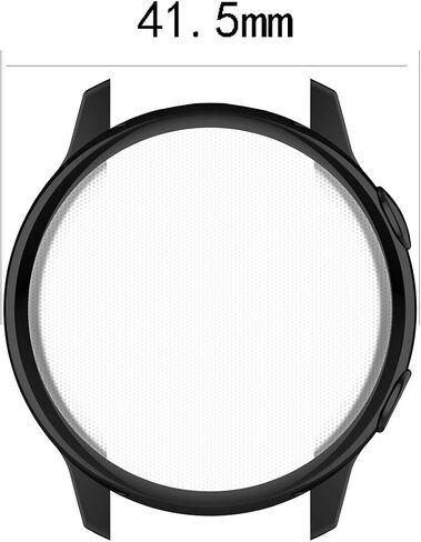 MOTONG for Samsung Galaxy Watch Active SM-R500 Protective Case - Full Coverage TPU Protective Case Cover Shell for Samsung Galaxy Watch Active SM-R500 (Black) in Saudi Arabia