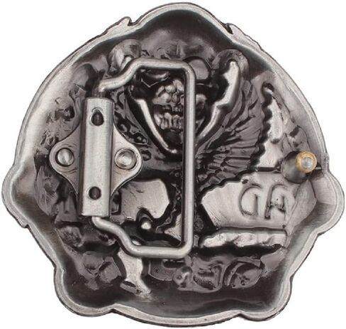 مشبك حزام النسر للرجال، مشبك حزام هيكل جمجمة قوطي، مشبك حزام دراجة نارية، مشبك حزام رأس جمجمة نورس فايكنغ، مشبك حزام رعاة البقر الغربي، هدايا إبزيم حزام البانك روك in Kuwait