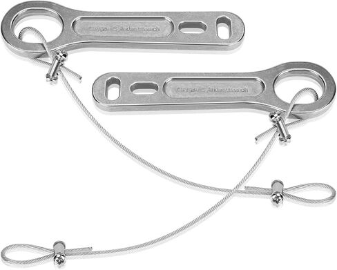 Metal Oxygen Cylinder Wrench for CGA-870 Valves - Oxygen Key with Wire Cable in Saudi Arabia