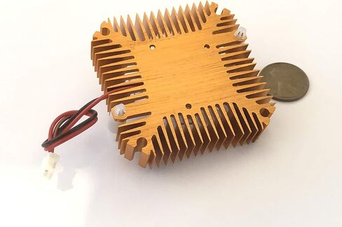 4 قطع النحاس 12 فولت 55 مللي متر 2PIN الألومنيوم مروحة التبريد المبرد برودة VGA وحدة المعالجة المركزية A8 in Kuwait