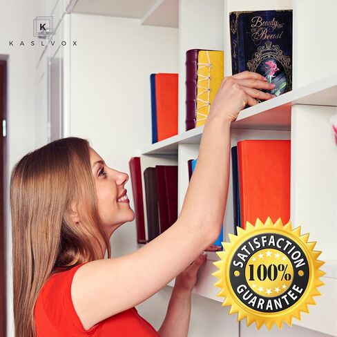 كتاب التحويل المحمول من Real Pages آمن - كتاب مجوف مع حجرة سرية مخفية للمجوهرات والمال والنقود (الجميلة والوحش) (كبير جدًا، قفل مركب) in Saudi Arabia