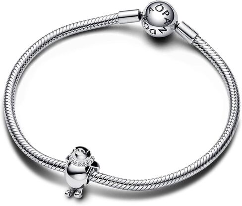 Charm Pandora 792988C01 Penguin skier in Saudi Arabia