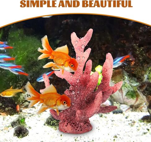 POPETPOP 4 قطعة حوض للأسماك نبات الراتنج المرجان ديكور المرجان الاصطناعي حوض السمك المرجان ديكور المنزل المناظر الطبيعية المرجان in Kuwait