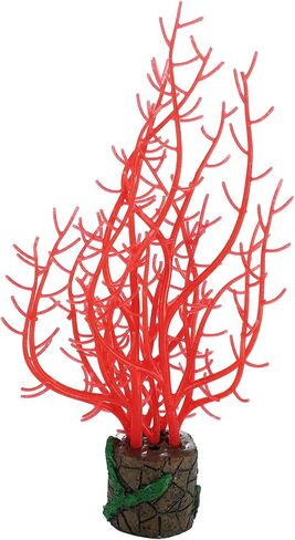 Silicone Glowing Aquarium Tree Coral, Fluorescence Aquatic Artificial Coral for Fish Tank Decoration (Blue) in Saudi Arabia