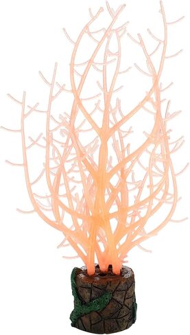 Silicone Glowing Aquarium Tree Coral, Fluorescence Aquatic Artificial Coral for Fish Tank Decoration (Blue) in Saudi Arabia