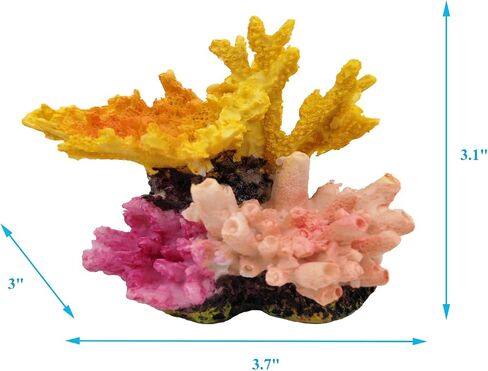 Aquarium Colorful Coral Reef Aquarium Decoration Accessories for 10 Gallon Fish Tank Environments in Saudi Arabia