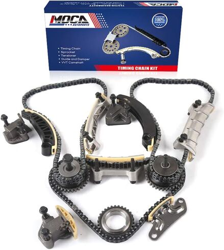 طقم سلسلة التوقيت MOCA لـ 2006-2017 كاديلاك SRX STS CTS & Pontiac G6 G8 & Saturn Outlook VUE & Buick Enclave سوزوكي جي إم سي لسيارة شيفروليه 3.6L V6 DOHC 24 B284 N36A in Kuwait