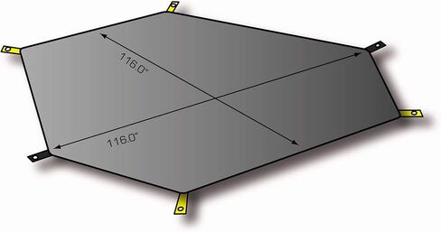 Mountainsmith Tent Foot Print, Waterproof Camping Tent Tarp, Ground Tent Mat for Camping and Hiking, Lightweight and Foldable in Saudi Arabia