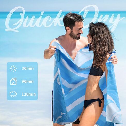 منشفة شاطئ تركية خفيفة الوزن من الألياف الدقيقة - مقاس 71 بوصة × 32 بوصة كبيرة جدًا وخالية من الرمال ورقيقة وسريعة الجفاف للسفر والسباحة والصالة الرياضية والتخييم للبالغين والنساء والرجال هدية العطلة الصيفية in Kuwait