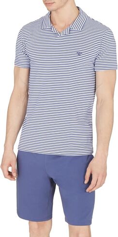 Emporio Armani Men's Yarn Dyed Striped Pajama Set in Saudi Arabia