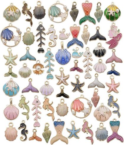 20 pcs Gold Plated Enamel Flower Cat Charms Pendant for Jewelry Making Necklace Bracelet Earring and Slime DIY Jewelry Accessories Charms (M451) in Saudi Arabia