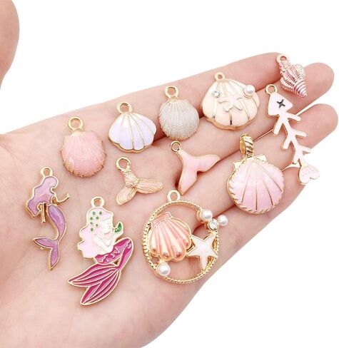 20 pcs Gold Plated Enamel Flower Cat Charms Pendant for Jewelry Making Necklace Bracelet Earring and Slime DIY Jewelry Accessories Charms (M451) in Saudi Arabia