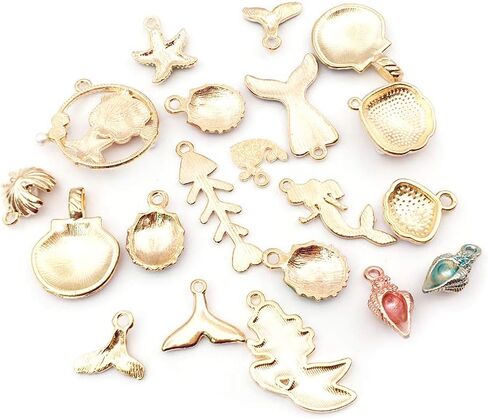 20 pcs Gold Plated Enamel Flower Cat Charms Pendant for Jewelry Making Necklace Bracelet Earring and Slime DIY Jewelry Accessories Charms (M451) in Saudi Arabia
