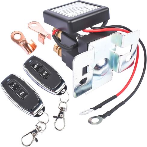 GELUOXI 500A Starting 200A Rated Wireless Battery Disconnect Switch with Remote Control for Car Truck DC12V in Saudi Arabia