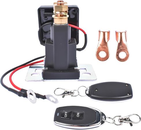 GELUOXI 500A Starting 200A Rated Wireless Battery Disconnect Switch with Remote Control for Car Truck DC12V in Saudi Arabia