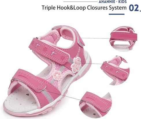 Boys Girls Outdoor Summer Sandals, Toddler/Little Kid Open Toe Beach Sandal Shoes in Saudi Arabia