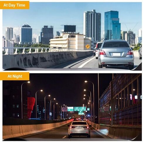 كاميرا داش كام أمامية وداخلية وخلفية 1080 بيكسل فل اتش دي للسيارات، ثلاث عدسات، شاشة عرض 3.16 بوصة ومسجل سيارة بزاوية واسعة للغاية 170 درجة، كاميرات لوحة القيادة للرؤية الليلية بالأشعة تحت الحمراء مع صورة عكسية in Kuwait