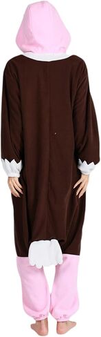 بدلة DELEY للجنسين من ملابس النعامة الحيوانية، أزياء الهالوين للبالغين، بيجامات تنكرية، ملابس نوم دافئة، ملابس منزلية in Kuwait