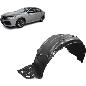 For 2016-2018 Honda Civic Front Inner Fender Liner (Left Side) in Saudi Arabia
