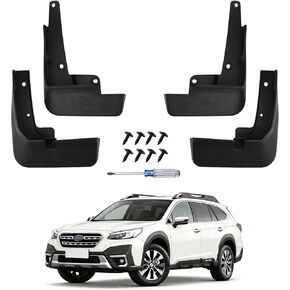No Drill Mud Flaps for 2021-2025 Subaru Outback, Heavy Duty Front & Rear All Weather Splash Guards Set for Base Premium Limited/Touring/Onyx Edition XT Models, OEM-Style Mud Guards, Not Fit Wilderness in Saudi Arabia