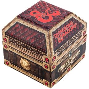 D&D Fizban's Treasure Misfit - Oversized d20 Blind Box by FanRoll | Ages 14+ | 25mm Mystery Dice in Treasure Chest, Metal, Gemstone, Liquid Core & Hollow RPG Dice for DND | Dragon-Themed Dice in Saudi Arabia