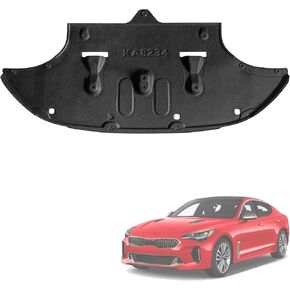 Engine Splash Shield Guard Compatibility with 2018-2023 Kia Stinger 18-23 Stinger Turbo 2.0L/2.5L Engine Case Guard Under Engine Cover - Easy Installation & Screw Hardware 29110J5000 in Saudi Arabia